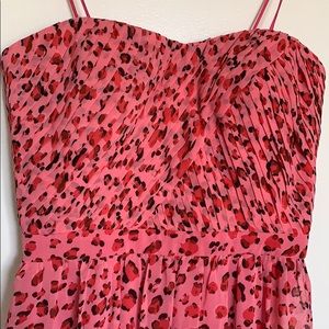 Erin Featherstone Pink Animal Print Formal Dress